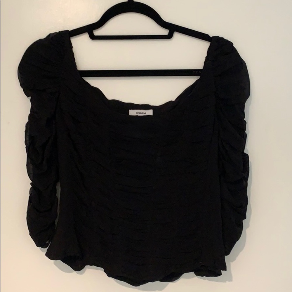 NEW w/o tags Miaou Black corset top